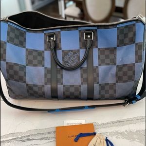 Louis Vuitton, N40410 KEEPALL BANDOULIÈRE 50, Limited Edition, used